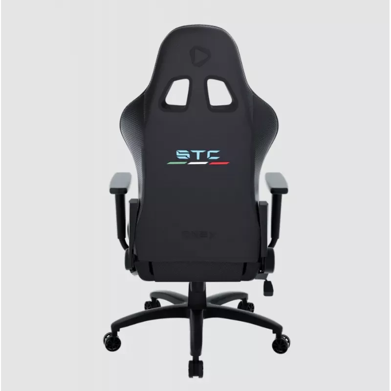 Žaidimų kėdė Onex STC Tribute Hardcore Black – ergonomiška PC / konsolės sėdynė su reguliuojamu aukščiu ir atlošimu