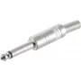 Mono 2 polių 6.3 mm Jack kištukas ShiverPeaks 22220506 Metal, 6.3 mm mono jungtis