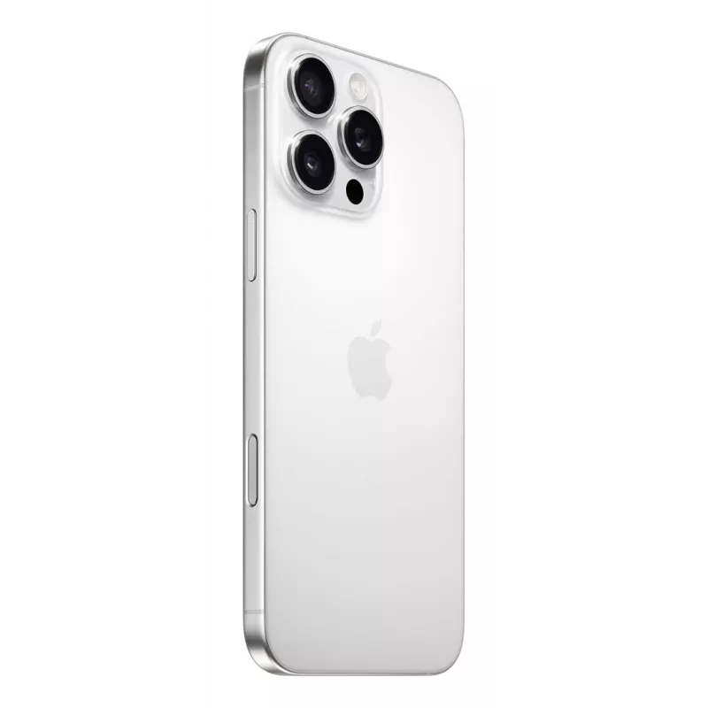 Išmanusis telefonas Apple iPhone 16 Pro Max 5G, 512 GB atminties, 6,9" OLED ekranas, dvi SIM, baltas titanas, MYX13ZD/A