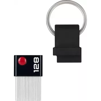 USB atmintukas EMTEC ECMMD128GT103 128 GB USB Type-A 3.2 Gen 1 juodas, skaitymas 180 MB/s, rašymas 25 MB/s
