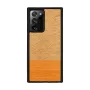 Apsauginis dėklas Samsung Galaxy Note20 Ultra medinis man and wood Herringbone Orange Black