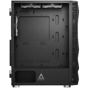 MONTECH X3 X3MESH-BK Juodas MIDI bokštas kompiuterio korpusas su tinkliniu priekiu