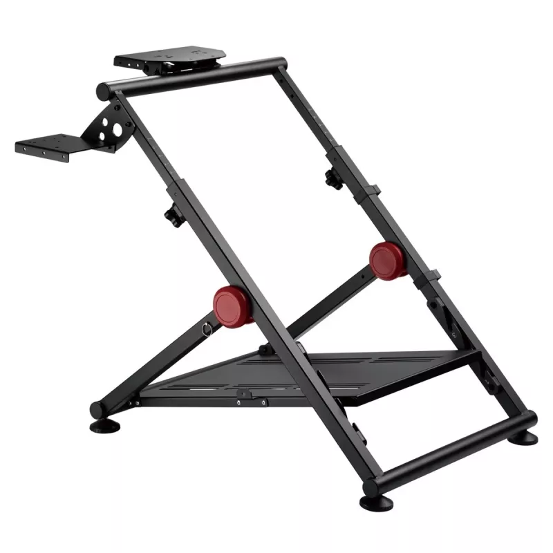 NanoRS RS155 Sulankstomas Plieninis Vairo Stovas su Pedalų Laikikliu Reguliuojamas Neslystantis