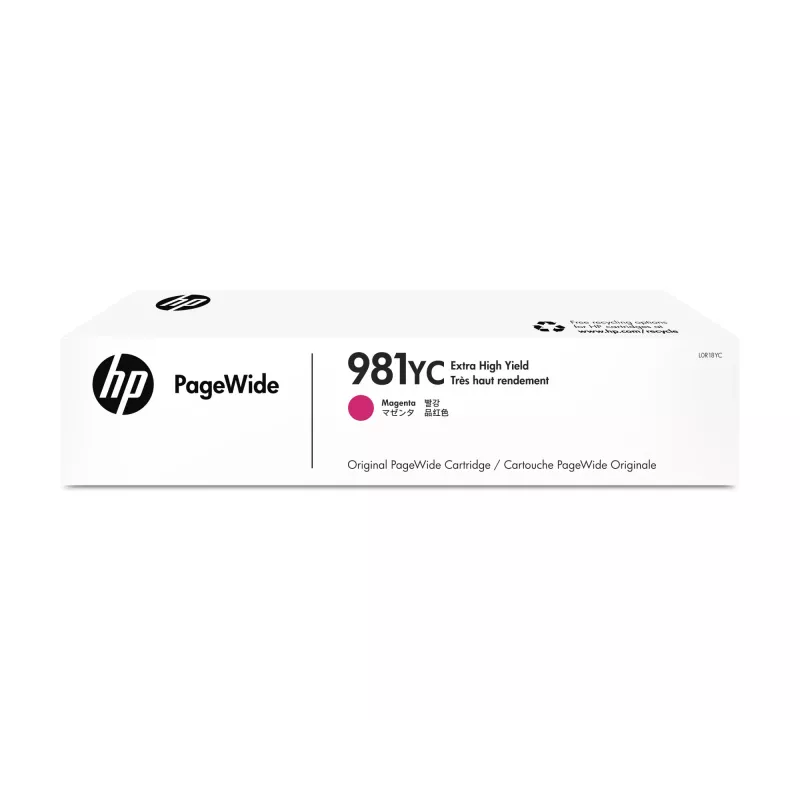 Kasetė HP 981YC itin didelės išeigos 16000 puslapių Magenta