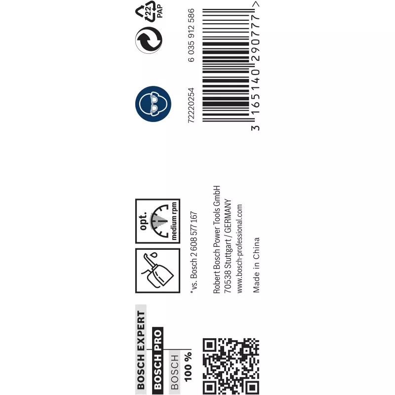 Gręžtų rinkinys Bosch HSS-G 5 vnt 1 cm skersmens