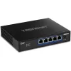 Tinklo jungiklis Trendnet TEG-S750 10G Ethernet 5 prievadų juodos spalvos