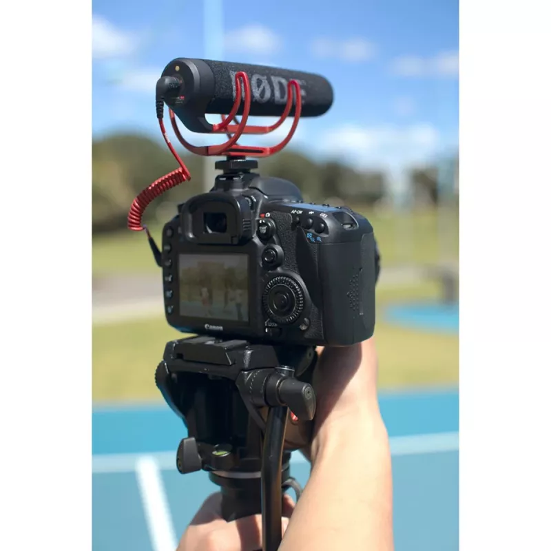 Mikrofonas VideoMic GO, juoda/raudona