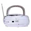 Blaupunkt BB7-WH nešiojama stereo sistema, 2.4 W, FM, pilka, MP3 atkūrimas