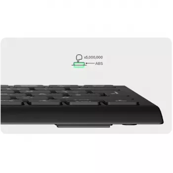Klaviatūra KeySonic KSK-5011ELC (DE) USB QWERTZ juoda
