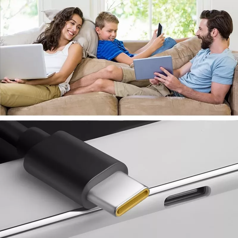 Qoltec 52386 GaN POWER PRO įkroviklis | 1xUSB-C | 65W | 5-20V | 3-3.25A | Juodas