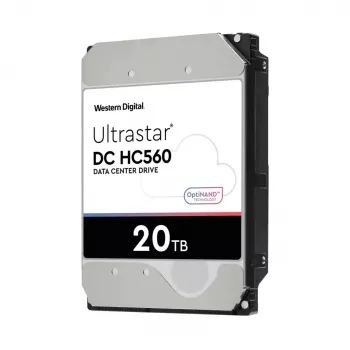 WD Ultrastar DC HC560 - Festplatte - 20TB - intern - 3.5 (8,9 cm) - SATA 6Gb/s - 7200 U/min - Puffer: 512MB (0F38785)