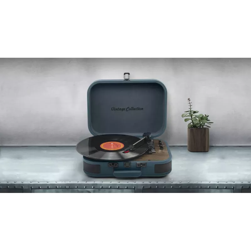 Muse MT-201 OB Vinilinis grotuvas su garsiakalbiais, USB, AUX, Bluetooth