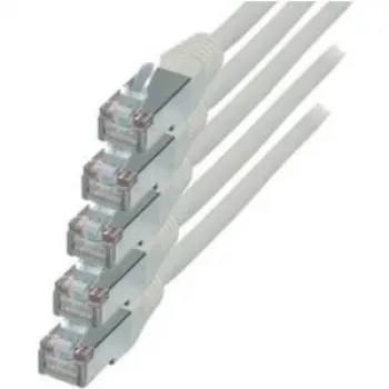Tinklo kabelis S/FTP Cat6 0,5 m baltas ShiverPeaks 75711-H0.5W-SET5