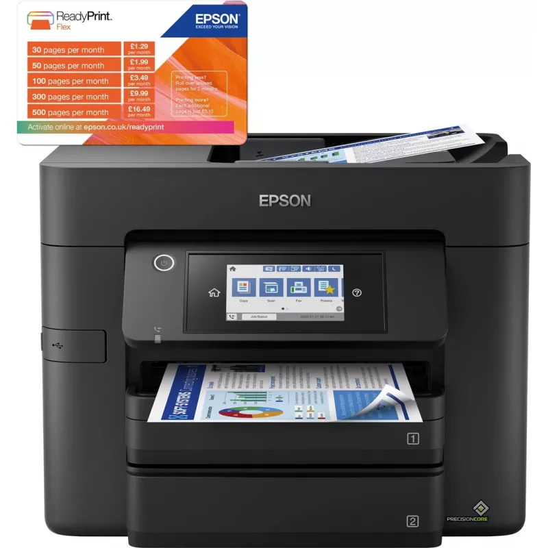 Daugiafunkcinis rašalinis spausdintuvas Epson WorkForce Pro WF-4830DTWF A4, 4800x2400 DPI, 36 ppm, Wi-Fi