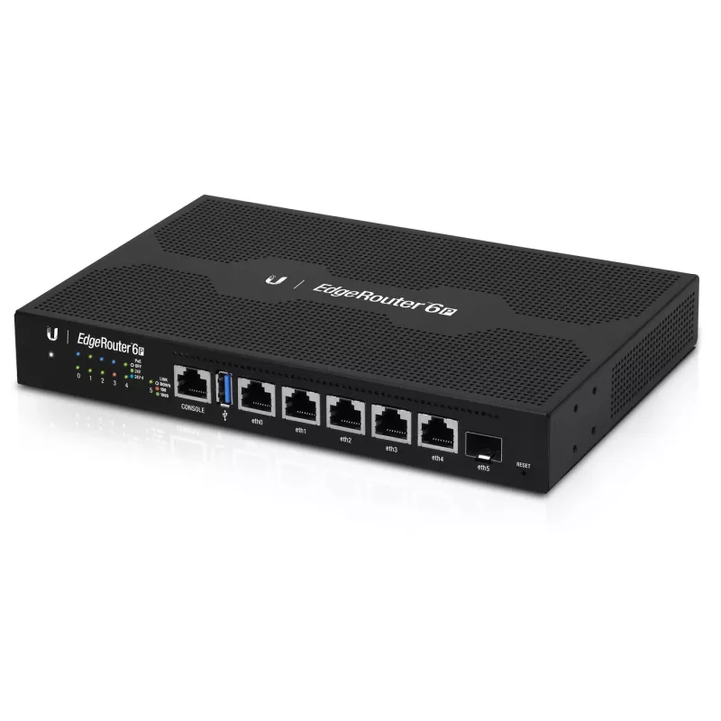 Ubiquiti EdgeRouter 6P maršrutizatorius 5x1GbE 1xSFP PoE ER-6P