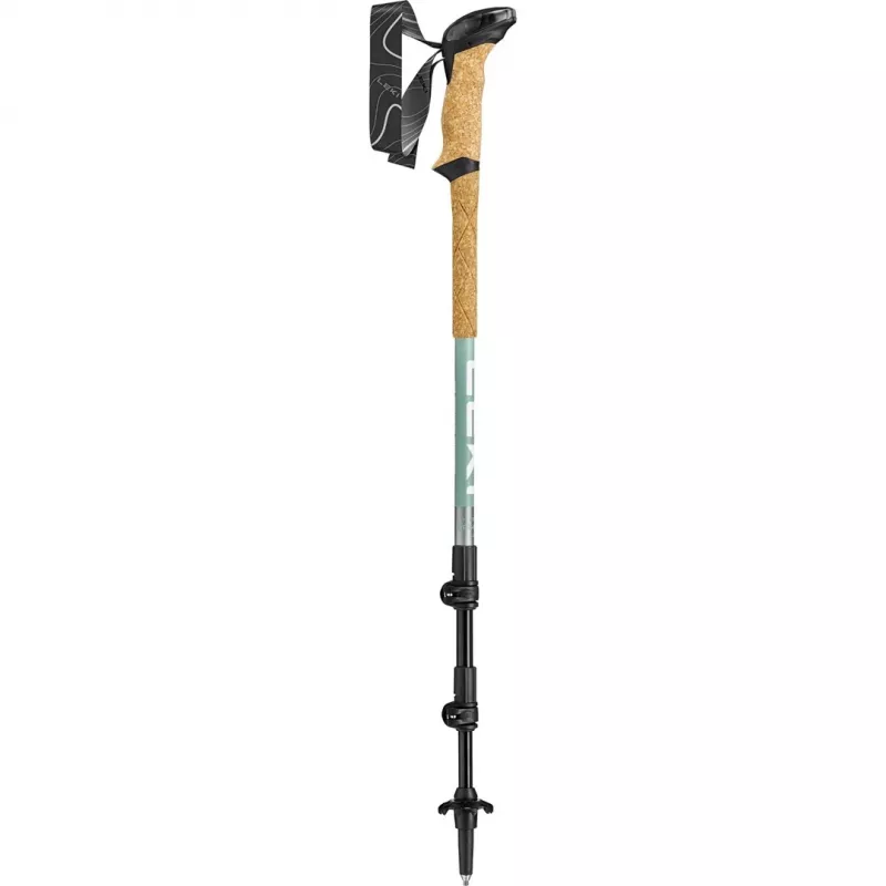 Trekkingo lazdos Leki Makalu Lite reguliuojamos 90–125 cm, pilkai žalios