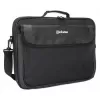 Manhattan Cambridge Laptop Bag 15.6 inch juodas, Clamshell dizainas, nešiojamas, su kišenėmis, nuimama petneša