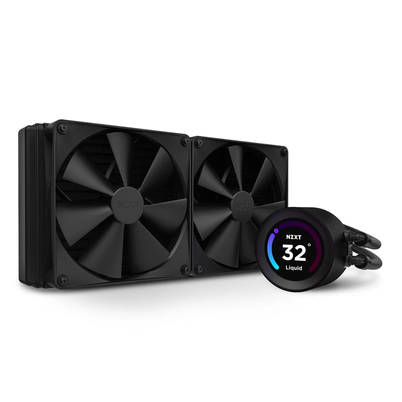 All-in-one skysčio aušintuvas NZXT Kraken Elite 280 14 cm Juodas