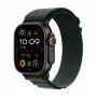 APPLE Watch Ultra 2 GPS + Cellular 49mm juodo titano korpusas su tamsiai žaliu Alpine Loop dirželiu - didelis