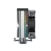 Oro aušintuvas Montech NX400 ARGB, 120 mm ventiliatorius, FDB, 800–1950 RPM, TDP 270 W, juodas