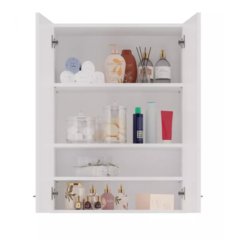 Baldinė spintelė voniai Topeshop POLA MINI DD balta