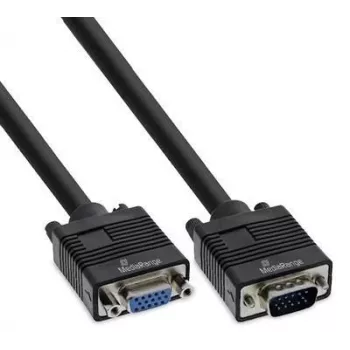 VGA kabelis MediaRange MRCS249 2 m — VGA (D-Sub) į VGA (D-Sub), juodas