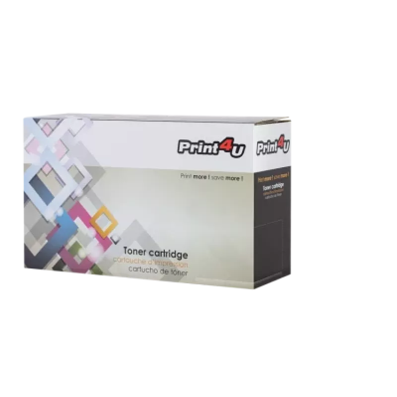 Suderinama Print4U HP 203A (CF542A) tonerio kasetė, geltona