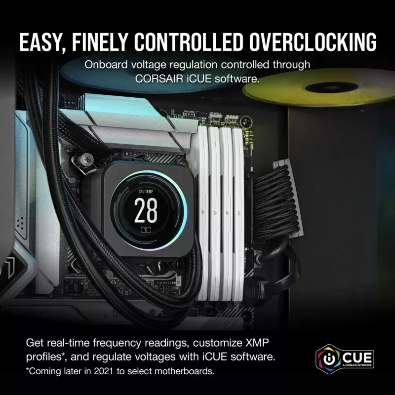 CORSAIR Vengeance DDR5 atminties rinkinys 48 GB (2 x 24 GB) 6000 MHz CL30 baltas (CMK48GX5M2B6000C30W)