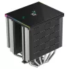 Oro procesoriaus aušintuvas DeepCool AK620 Digital SE, dvigubas bokštas, 6x Ø6 mm šilumos vamzdeliai, 2x 120 mm PWM ventiliatoriai, RGB, aukštis 161 mm