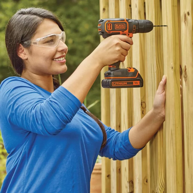 Gręžtuvas Black & Decker BDCDC18K-QW juodas