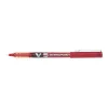 Pilot V5 HiTec Red 0.5mm rašikliai raudoni 12 vnt