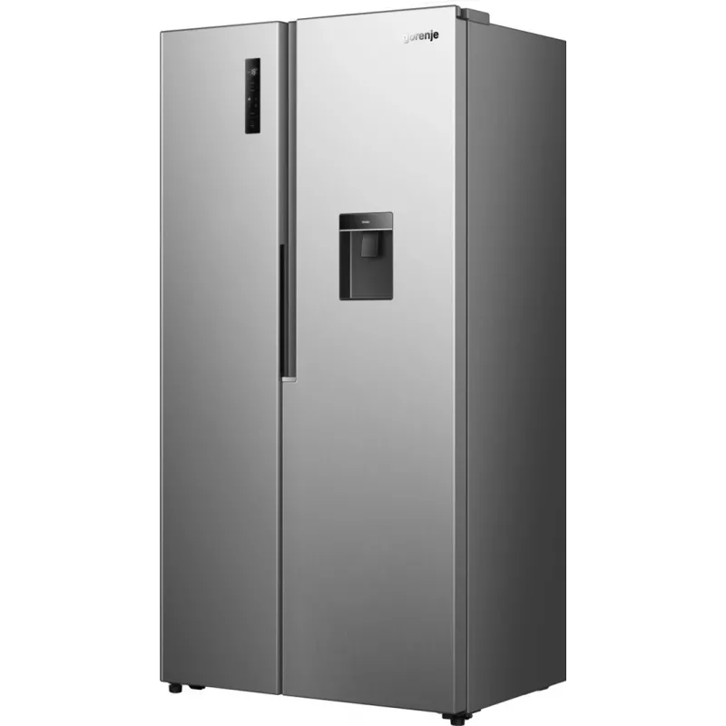 Gorenje HZF55082 NRS917E41XWD G400 – Laisvai pastatomas amerikietiškas šaldytuvas su šaldikliu, pilkas, 541 L, LED apšvietimas