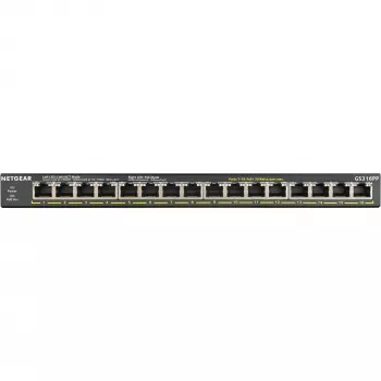 NETGEAR GS316PP 16 prievadų nevaldomas Gigabit Ethernet jungiklis su PoE