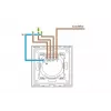 Touch Switch Spring One Way Glass Black – vienpolis jutiklinis jungiklis su juodo stiklo panele