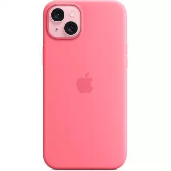 Silicininis dėklas Apple iPhone 15 Plus rožinis monochromatinis 6,7 colio