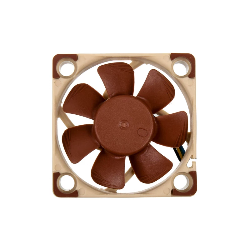 Ventiliatorius Noctua NF-A4x10 PWM 40x10 mm, 12 V, PWM, 1000–5000 RPM, 8,9 m³/h, SSO guolis, raudonas/ smėlio
