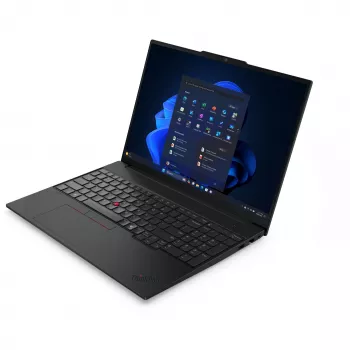 Nešiojamas kompiuteris Lenovo ThinkPad E16 Gen 3 (AMD) AMD Ryzen™ 5 220, 40,6 cm (16 colių) WUXGA, 32 GB DDR5, 1 TB SSD, „Wi-Fi 6E“, „Windows 11 Pro“, juodas