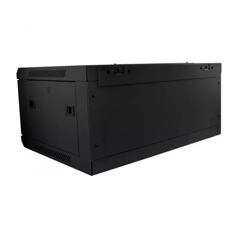 Sieninis stovo spintos korpusas ALLNET ALL-SMC6609SCHWARZ 9U, 600×600×503 mm, 50 kg, raktinis užraktas, juoda