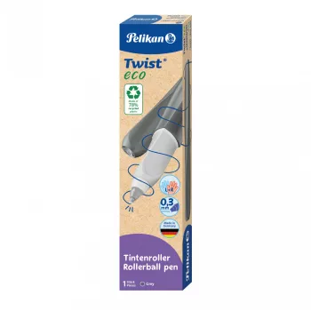 Tušinukas Pelikan Twist eco Blue Grey, mėlynas rašalas, patogus rašymas
