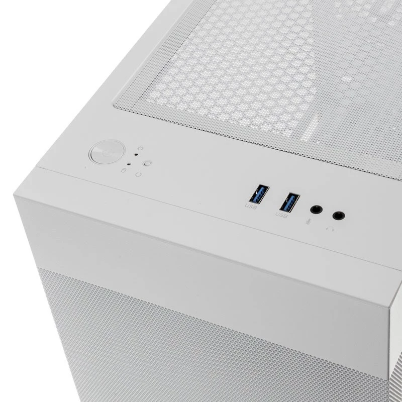 PC korpusas Lian Li LANCOOL 205 Mesh C Midi Tower baltas