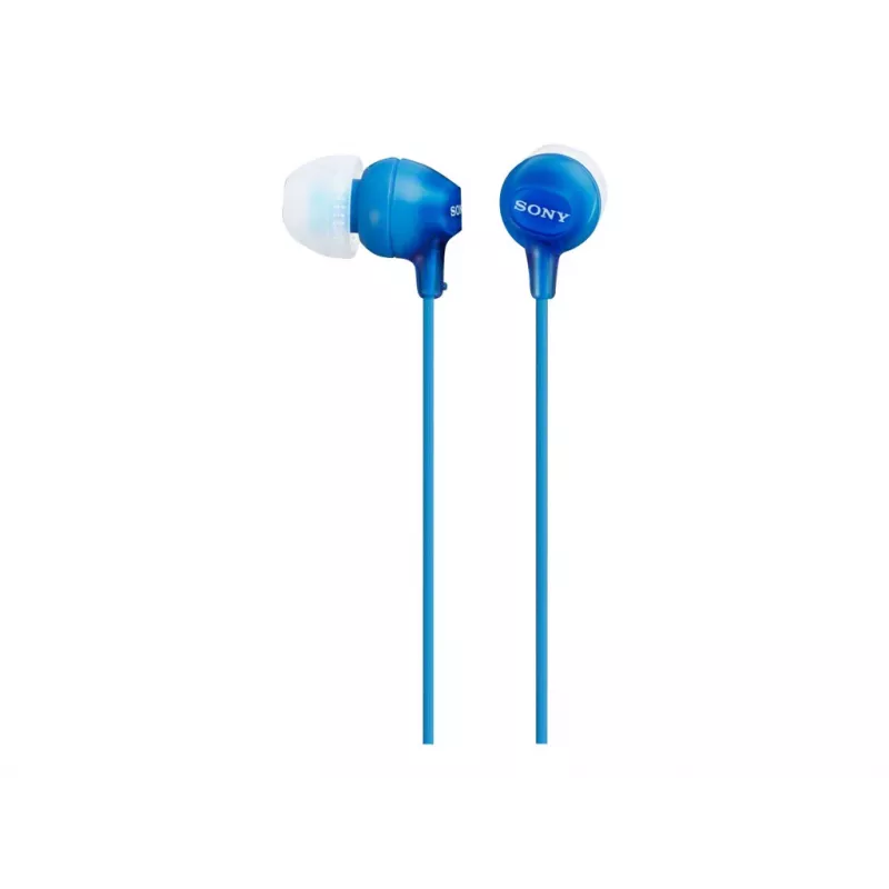 Sony MDR-EX15LP, laidinės ausinės, 8–22000 Hz, mėlynos