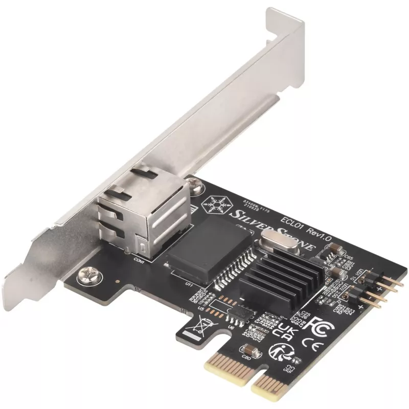 Silverstone ECL01, 2.5G tinklo plokštė, PCIe