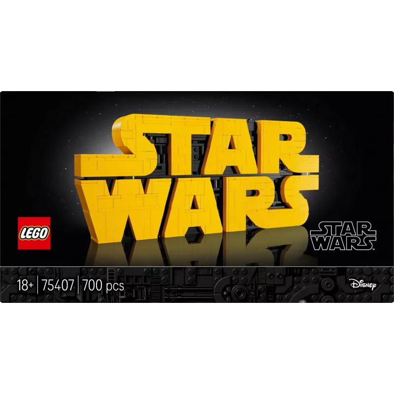 LEGO STAR WARS 75407 Iš kaladėlių sukurtas „Žvaigždžių karų“ logotipas