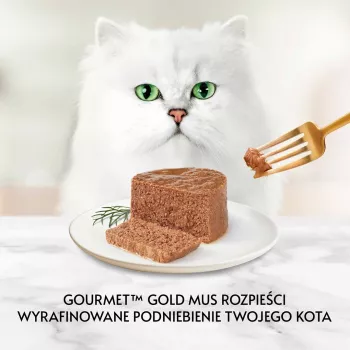 Šlapias kačių ėdalas Purina GOURMET Gold suaugusioms katėms su tunu 85 g skardinė
