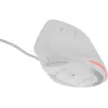 NATEC Crake 2 Pro vertikali pelė, dešinei rankai, USB-A, optinė, 12800 DPI, balta