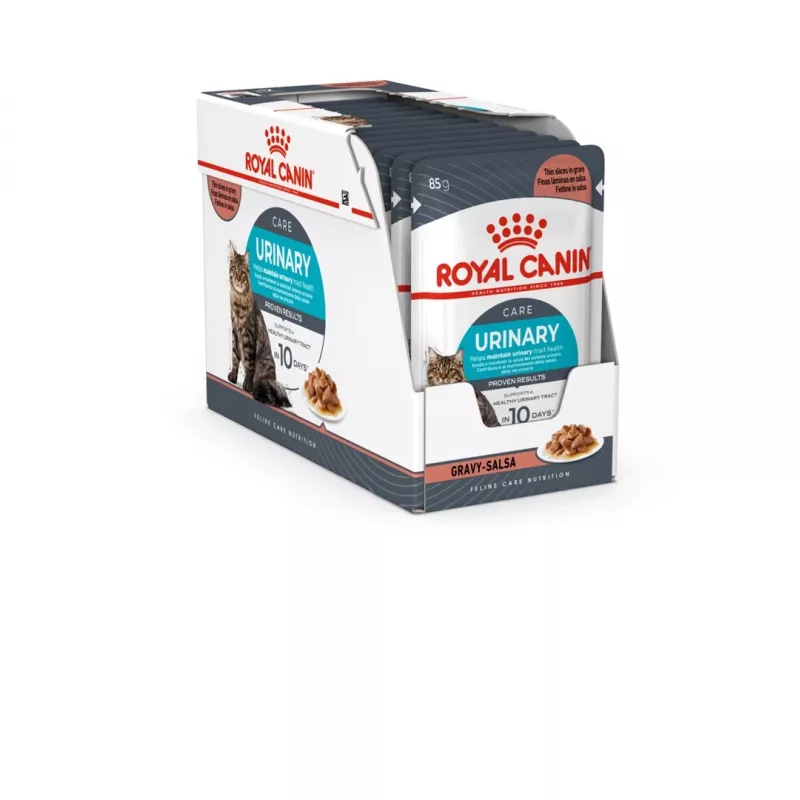 Šlapias kačių ėdalas Royal Canin Urinary Care suaugusiems paukštienos 85 g paketėlis (12 vnt.)