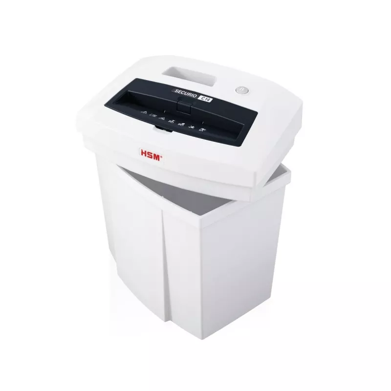 Popieriaus smulkintuvas HSM SECURIO C14 juostinis smulkinimas 22,6 cm baltas