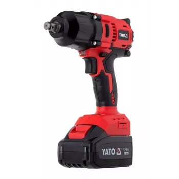 YATO besepetėlis smūginis veržliaraktis 18V Li-Ion 1/2 inch 1x3,0Ah 700Nm