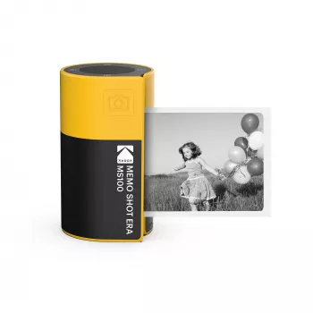 Kodak MemoShot Era MS100 nuotraukų spausdintuvas 68,58 x 45,72 mm juodai geltona