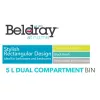 Beldray dviejų skyrių šiukšliadėžė LA035235BLKFEU7 5 litrai juoda